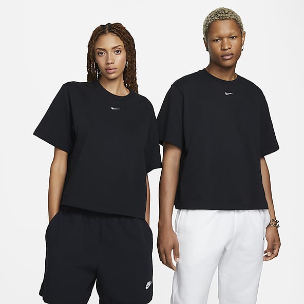 No puedo leer ni escribir Tiza Milímetro Womens Black Tops & T-Shirts. Nike.com