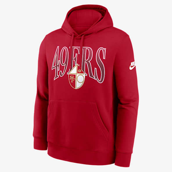 San Francisco 49ers Rewind Club Sudadera con gorro sin cierre Nike de la NFL para hombre