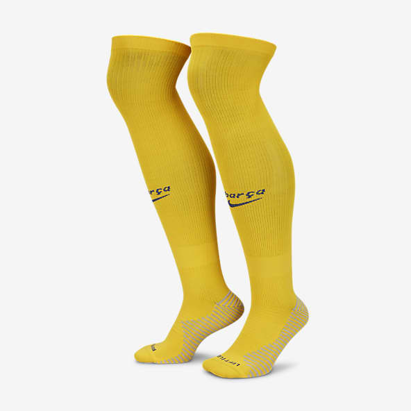 Gelb Fußball Socken Nike Unterwäsche. DE 