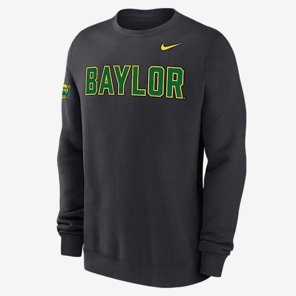 Baylor Club Fleece Men's Nike College Crew-Neck Sweatshirt