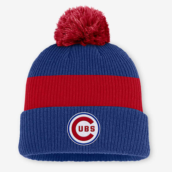 Chicago Cubs Cooperstown Peak Men's Nike MLB Cuffed Pom Beanie