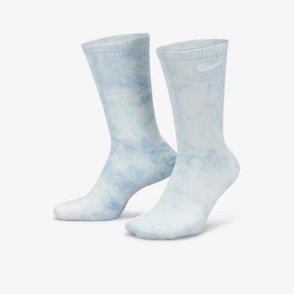 nike socks white and blue