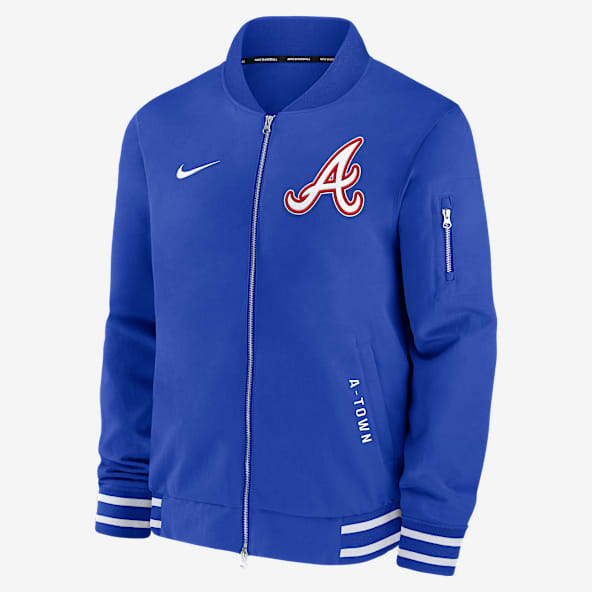 Atlanta Braves Authentic Collection City Connect Men's Nike MLB Full-Zip Bomber Jacket