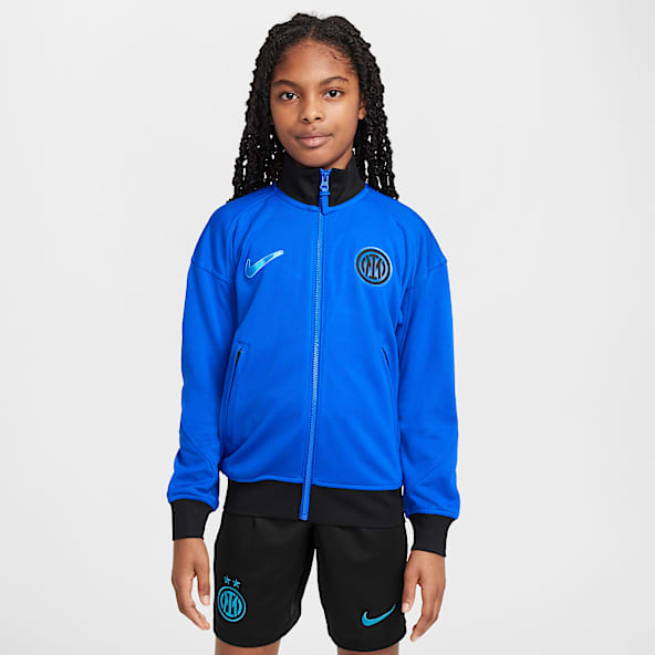 Inter Mailand Academy Pro Dri-FIT Fußball-Hymnenjacke (ältere Kinder)