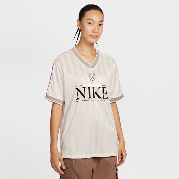 Nike Sportswear 女款 V 領平織上衣