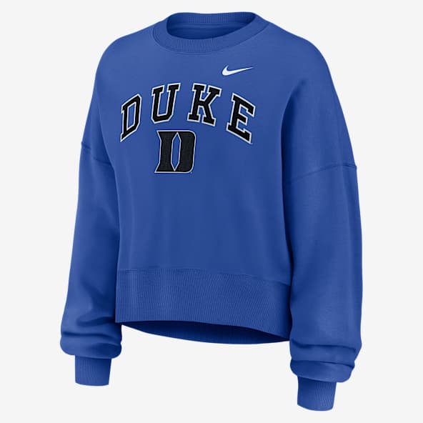 Duke Phoenix Arch Sudadera de cuello redondo sin cierre universitaria Nike para mujer