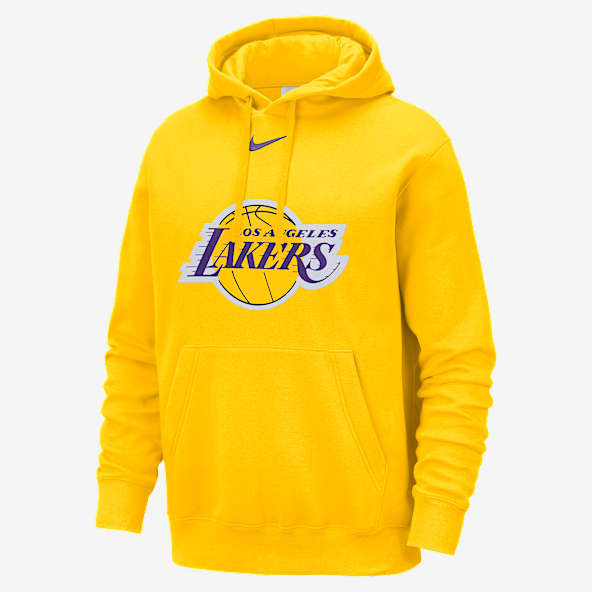 Los Angeles Lakers Club Sudadera con gorro sin cierre Nike de la NBA para hombre