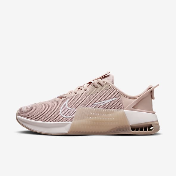Nike Air Force 1 - Zapatos deportivos para mujer, color rosa perlado/coral  y blanco, talla 5.5, Rosa perla/Tiza coral-blanco