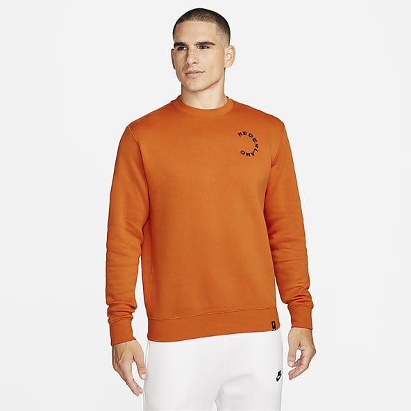Sudadera nike outlet naranja hombre