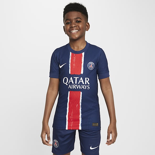 Paris Saint-Germain Match 2024/25 (wersja domowa) Koszulka piłkarska dla dużych dzieci Nike Dri-FIT ADV