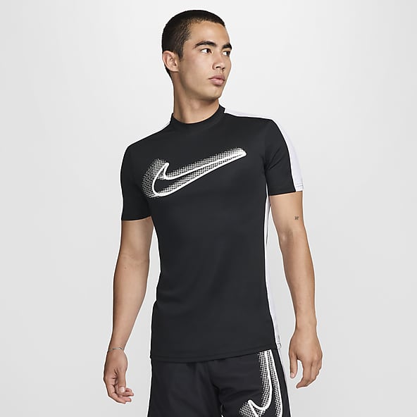 Black nike t shirt with white tick top