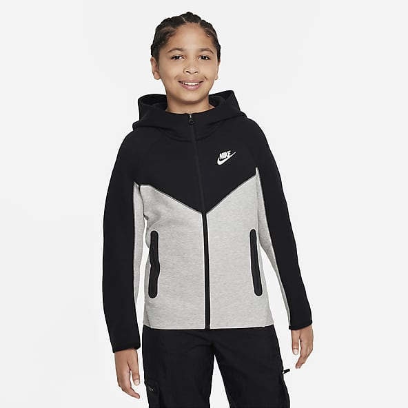 Nike Hoodie Womens Small S Full Zip Activewear Long Sleeve Sports Gym Gray