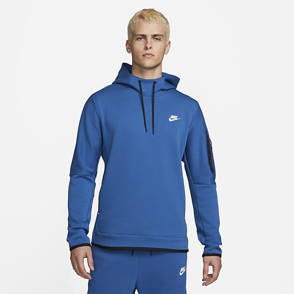 blue nike fleece jacket