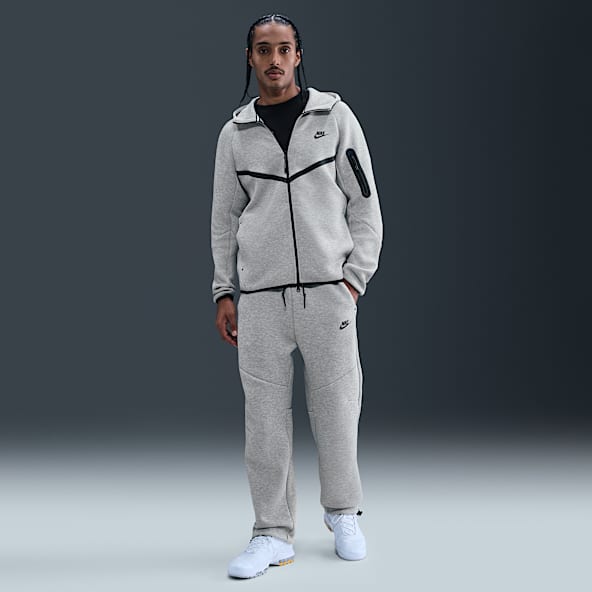 Nike Tech Pantalon en tissu Fleece à ourlet ouvert pour homme