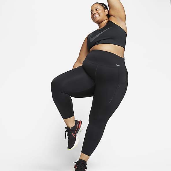 Nike black exercise pants Nike flared yoga exercise trousers