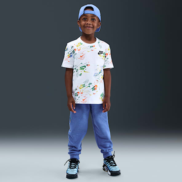 Nike Sportswear Little Kids' Reveal Printed Tee and Pants Set