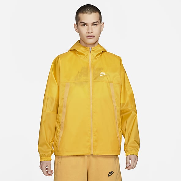 yellow nike coat