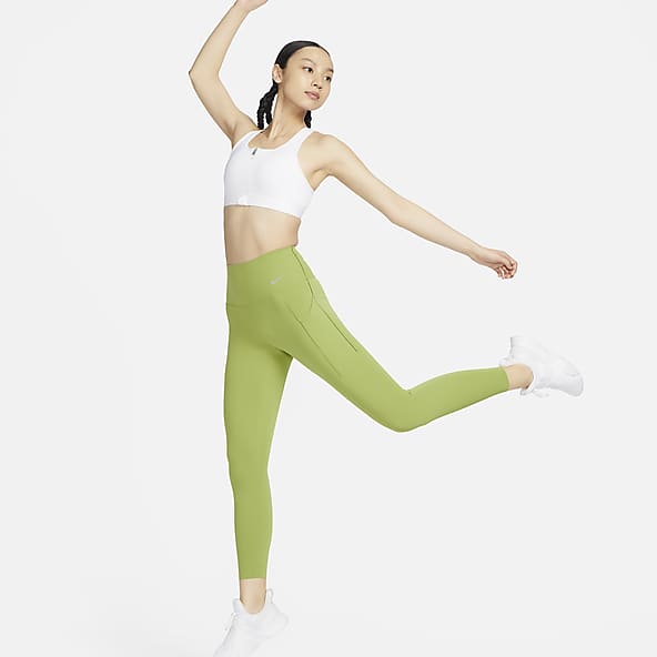 Nike DRI-FIT Womens Capri Pant Running Tights Just Do It Logo Clay Blu –  Goodfair