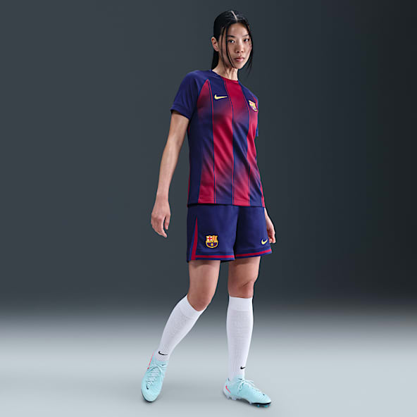 F.C. Barcelona 2025/26 Stadium Home Women's Nike Dri-FIT Football Replica Shorts
