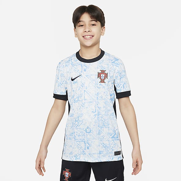 Segunda equipación Stadium Portugal 2024/25 (Selección masculina) Camiseta de fútbol tipo réplica Nike Dri-FIT - Niño/a