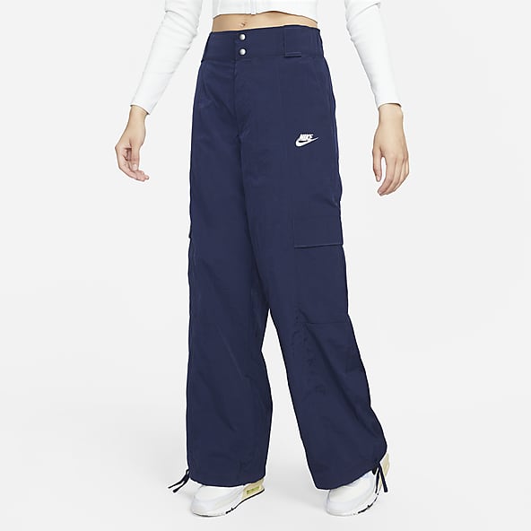 Nike Women's Size Medium M Capri Pants Drawstring Baby Blue Cuffed