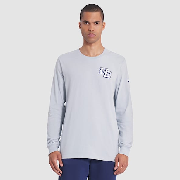 New England Patriots Rivalries Collection Essential Playera de manga larga Nike de la NFL para hombre