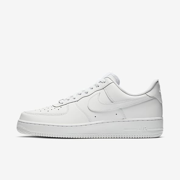 Triple White Air Force 1 Shoes. Nike JP