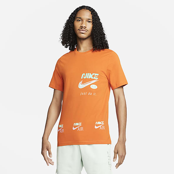 Оранжевый Футболки. Nike RU