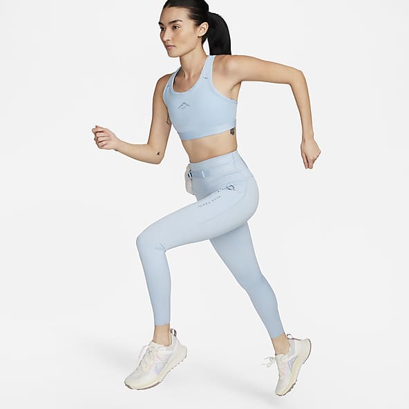 Nike Trail Go 女款緊密支撐型高腰口袋九分內搭褲