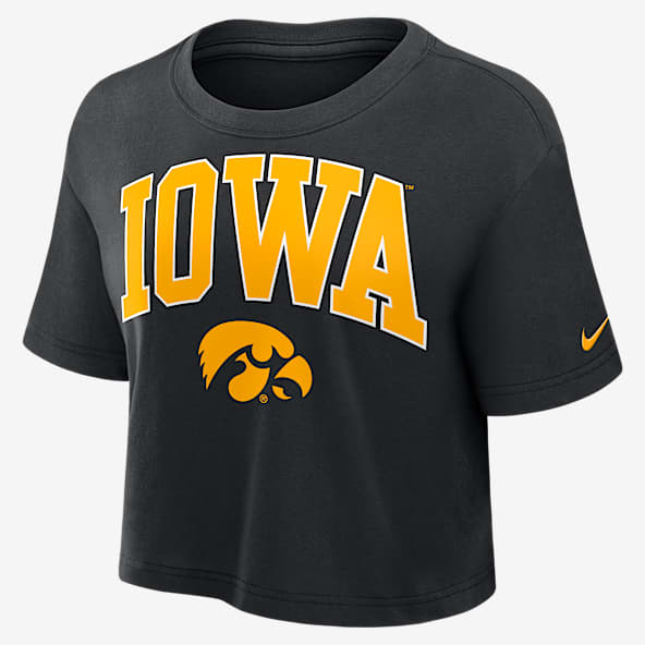 Iowa Athletic Prep Arch Women's Nike Dri-FIT College Cropped T-Shirt