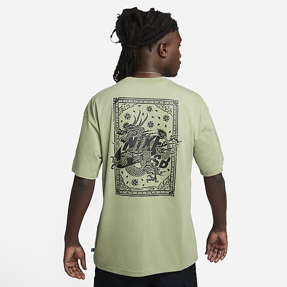 Camisetas de hombre manga larga Color Verde, compra online
