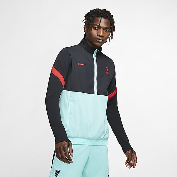 nike tracksuit blue and white