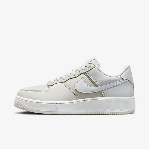 Men's White Air Force 1 Shoes. Nike GB