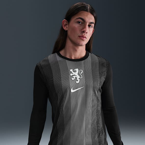 Niederlande 2025/26 Stadium Goalkeeper Nike Replika-Longsleeve-Fußballtrikot mit Nike Dri-FIT-Technologie (Herren)