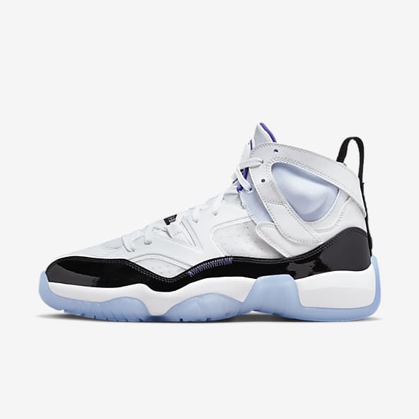 mens blue and white jordans