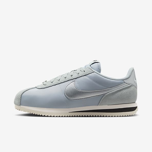 mens nike cortez grey