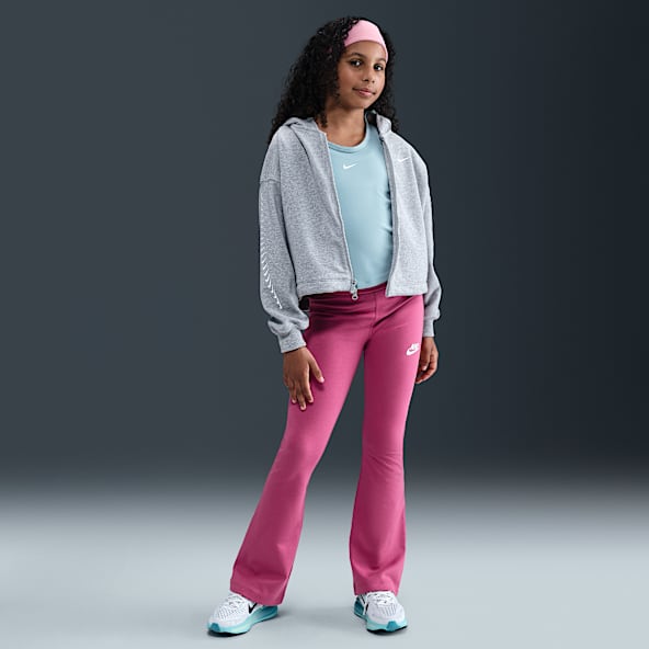 Nike Sportswear Classic Girls' High-Waisted Flared Leggings