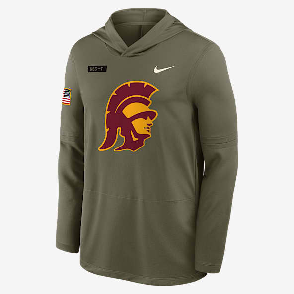USC 2025 Military Appreciation USC 2025 Military Appreciation Men's Nike Dri-FIT College Long-Sleeve Hooded Top