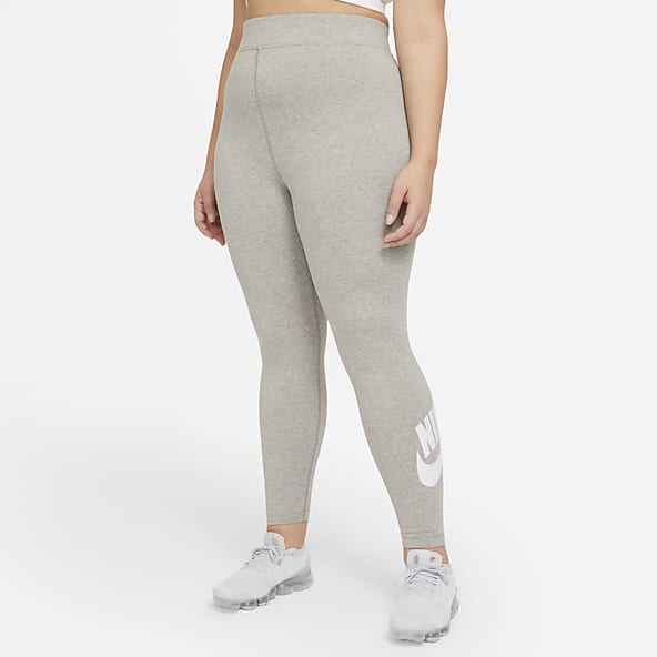 Nike Womens Sportswear Air Leggings Tight Fit Grey Gold 930577-063 Size XL  for sale online