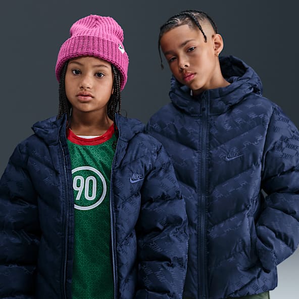 Nike Sportswear All Day Play Therma-FIT-Puffer-Jacke mit weiter Passform (ältere Kinder)