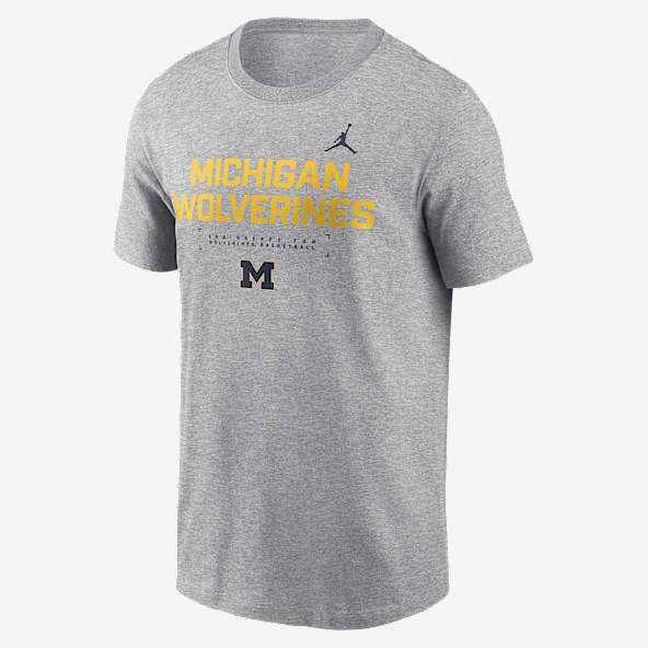 Michigan Courtside Basketball Michigan Courtside Basketball Men's Jordan Brand Dri-FIT College T-Shirt