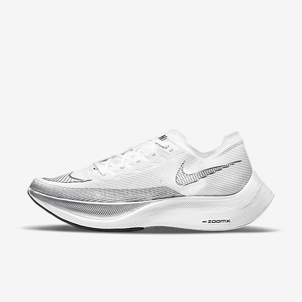 white sneakers running