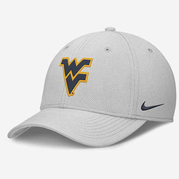 West Virginia Rise Practice Swoosh Gorra universitaria Nike Dri-FIT para hombre