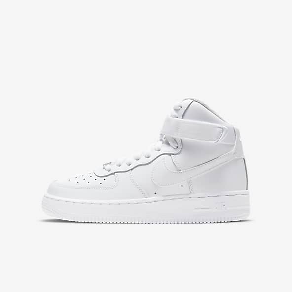 girls white air force ones