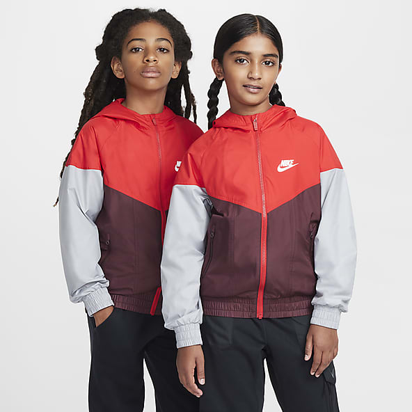 Big girls sportswear windrunner hooded jacket store