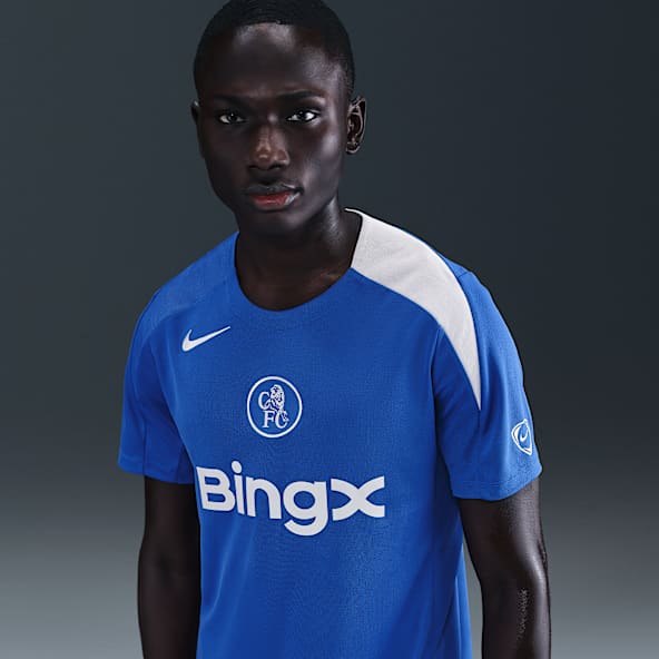 Chelsea F.C. Strike Third Men's Nike Dri-FIT Total 90 Football Short-Sleeve Top