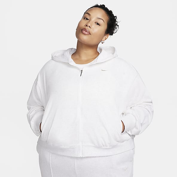 Women's Sportswear Club Fleece Full Zip Hoodie, Plus Size from Nike