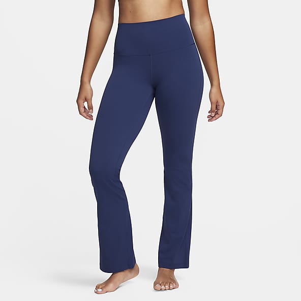 Nike Yoga Womens Dri-FIT Luxe Pants Blue XL
