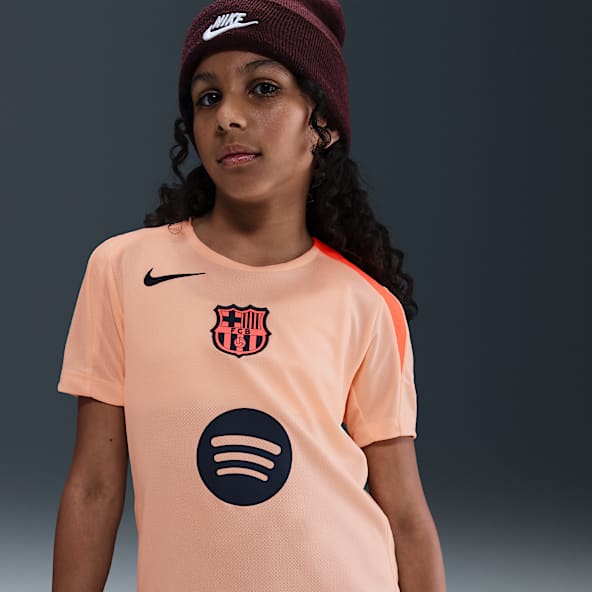 FC Barcelona Strike 3e tenue Haut de foot en maille Nike Dri-FIT Total 90 pour ado