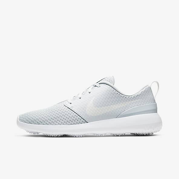 all white roshe run mens